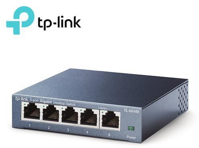 TP-Link TL-SG105 5埠 Gigabit 網路交換器, 1個