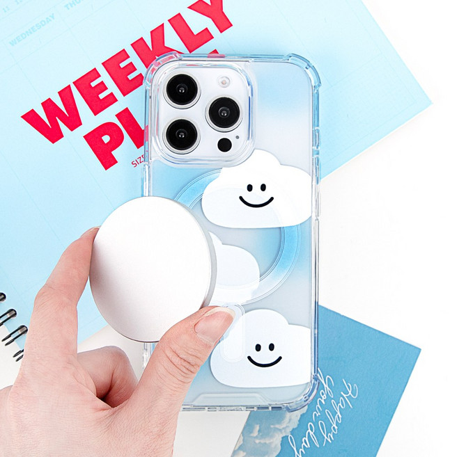 코지 클라우드 맥세이프 마그네틱 에어룸 변색방지 폰케이스