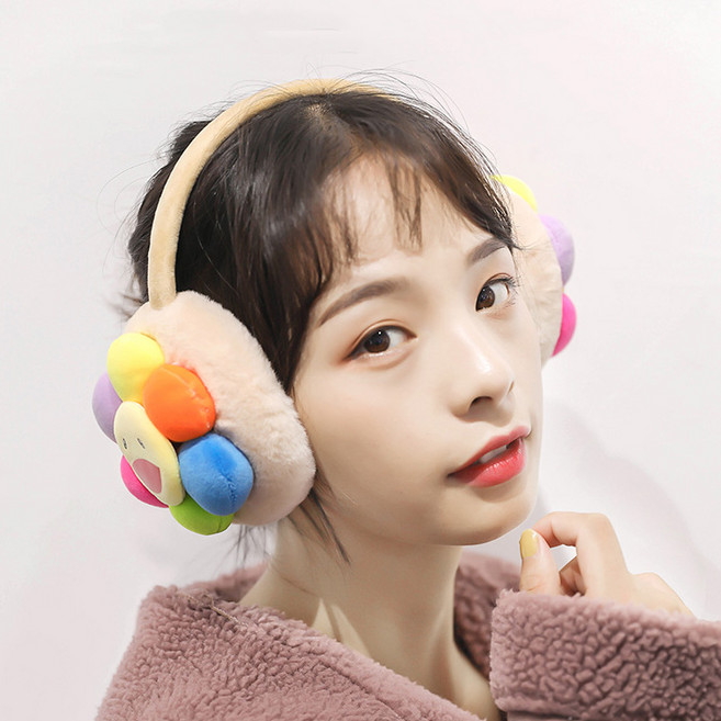 [무료배송]스마일플라워 털귀마개 귀달이 귀도리 3종