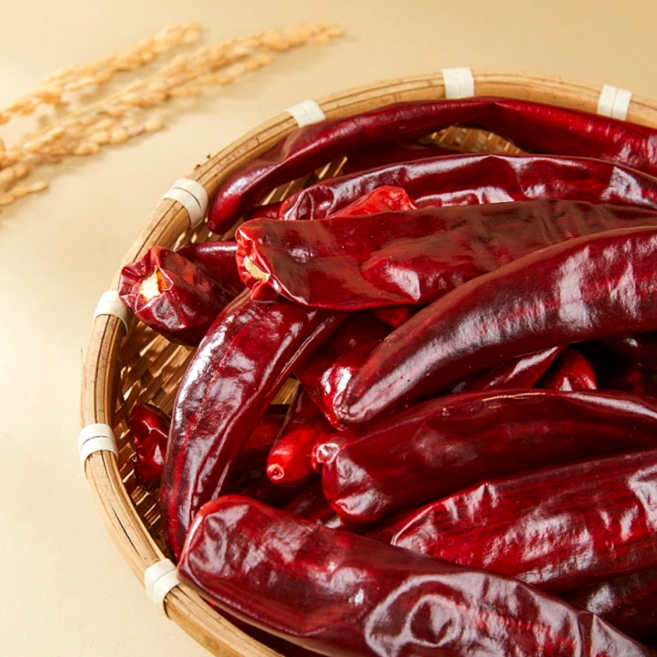 잘 말린 국내산 건고추 한근, 1개, 600g