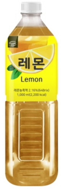 대호 까르페 액상 레몬 아이스티, 6개, 1L