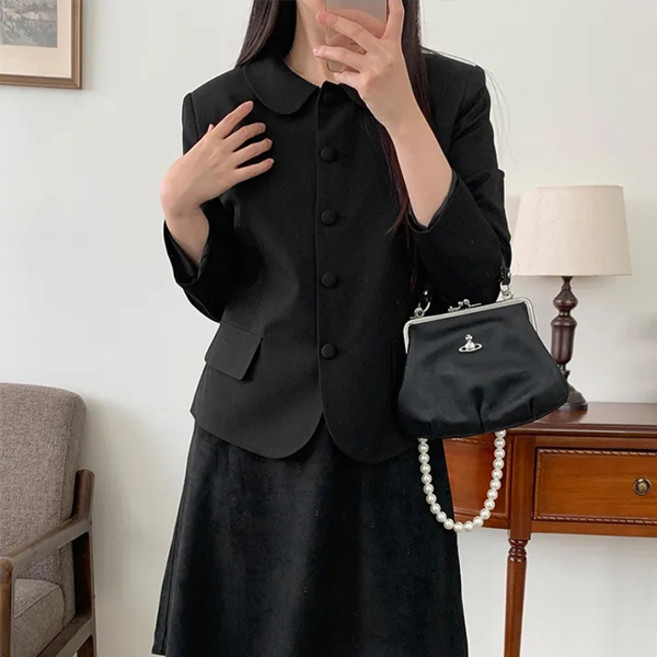 텐미닛스타일(2color)심플클래식 여리모던룩 마르젠 자켓