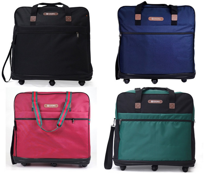 국산 골드피아 3단 기본형 이민가방 유학가방
