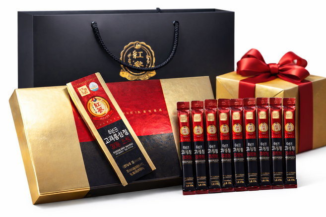 정원삼 6년근 고려홍삼정 365 스틱 30포 + 쇼핑백, 500g, 2세트