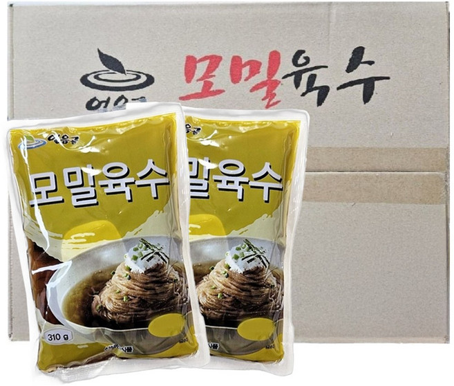 [특가할인] 여름필수 시원한 얼음골 국산 메밀소바 육수 모밀 육수 업소용, 310g, 30개