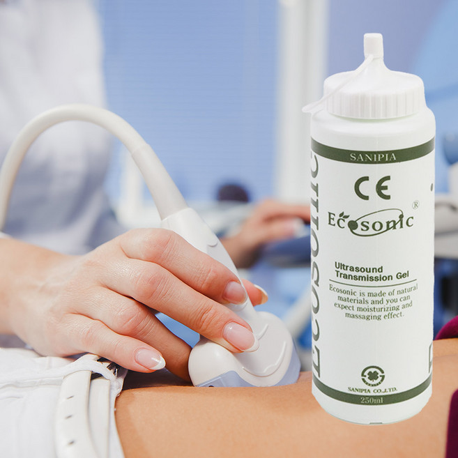 에코소닉 초음파젤 250ml 보틀(그린) 물리치료실용젤 병원젤 저주파젤 고주파젤, 1개