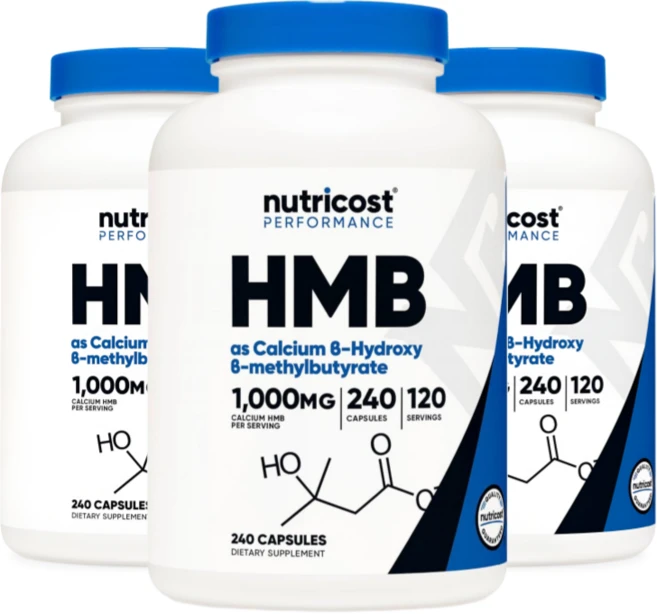 뉴트리코스트 HMB 1000mg 캡슐, 3개, 240정 - 쿠팡