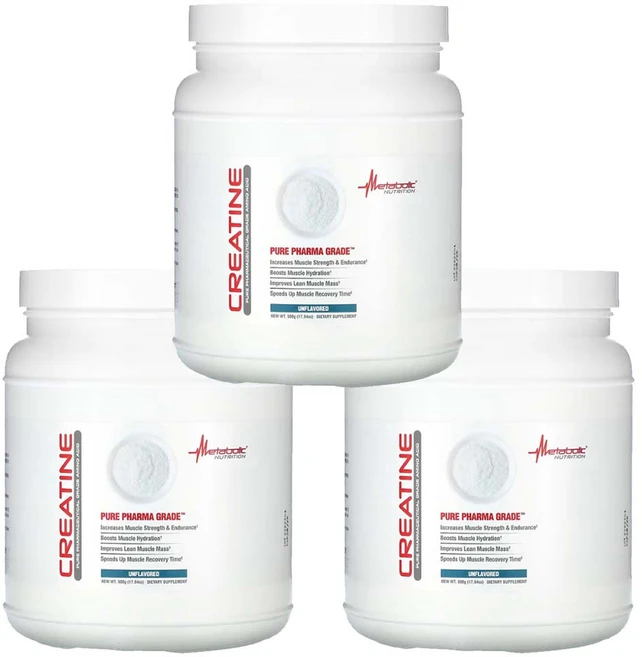메타볼릭뉴트리션 크래아티닌 크레아틴 로딩 Creatine Creatin 무맛 500g3통, 500g - 쿠팡