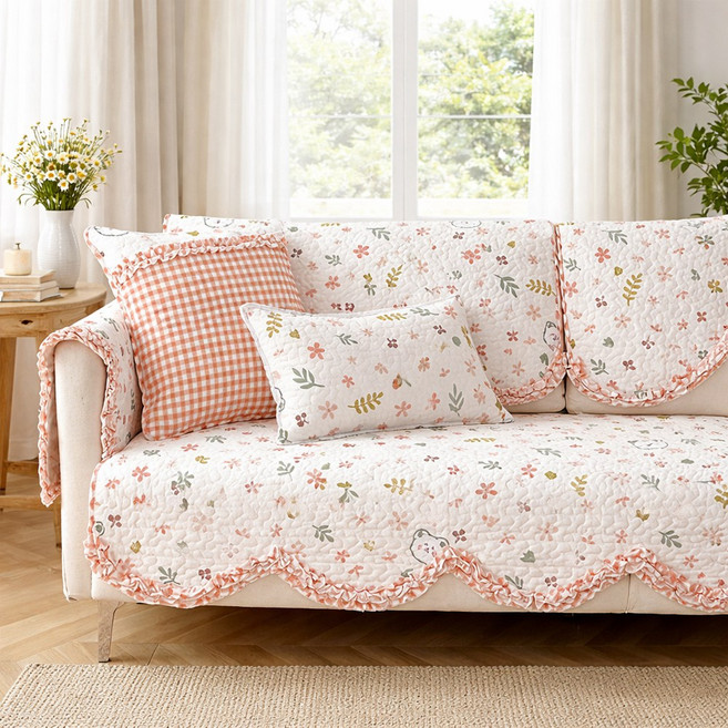 데이브룸 순면 소파패드 논슬립 쇼파매트 덮개