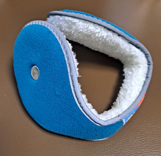 방한 귀마개 귀덮개 귀돌이 귀도리, 1개, 청록색