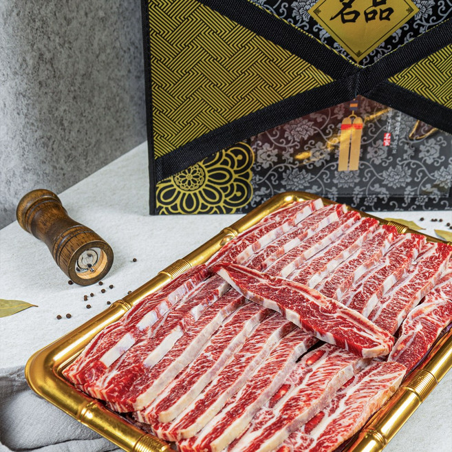 [기름 손질] 프리미엄 미국산 LA갈비 고급 선물세트 명절선물, 1개, 2kg