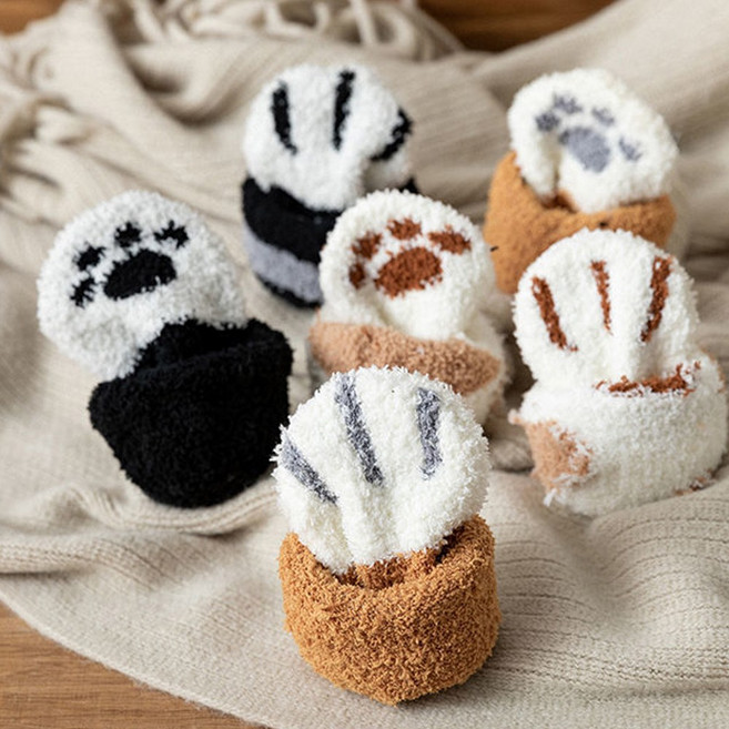 마미업 수면양말 6개 1세트 따뜻한 방한 양말