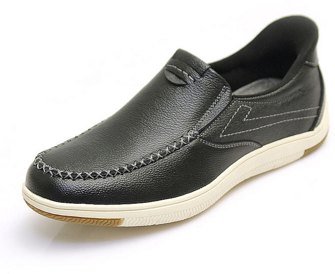 [모피어스]소가죽 남성 캐주얼화 손 안대고 신는 핸즈프리 스니커즈 로퍼 슬립온 구두 BKHB5147