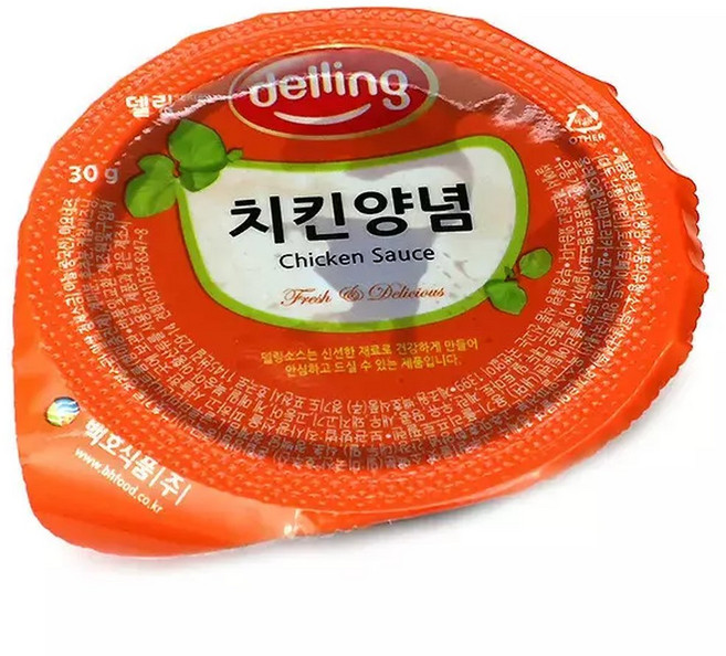델링 일회용 치킨양념소스 한박스30g x 100개, 1박스