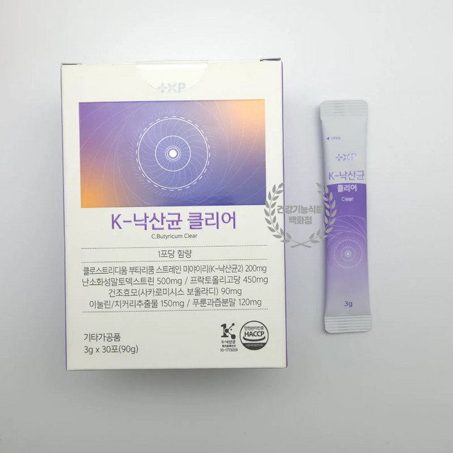 낙산균 미야리 보울라디 프락토올리고당 K 낙산균 클리어 30포 1개, 1세트
