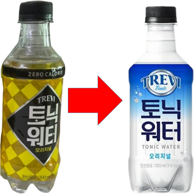 롯데칠성음료 트레비 토닉워터 오리지널, 15개, 300ml