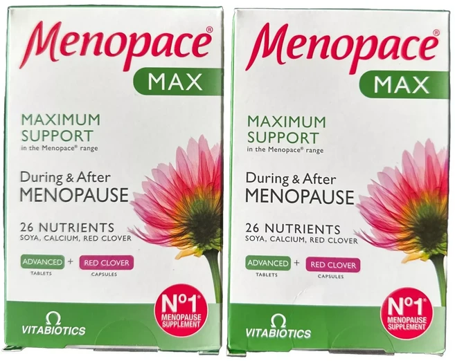 2x Vitabiotics Menopace Max Tablets - Pack of 84 During & After Menopause Direct Delivery From UK, 2개, 84회분 - 쿠팡