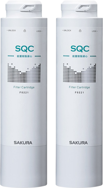 SAKURA 櫻花【原廠公司貨】濾心 P0585 P0583A P9581 淨水器 F0231濾芯, F0221【二支】，共兩支一組, 1支