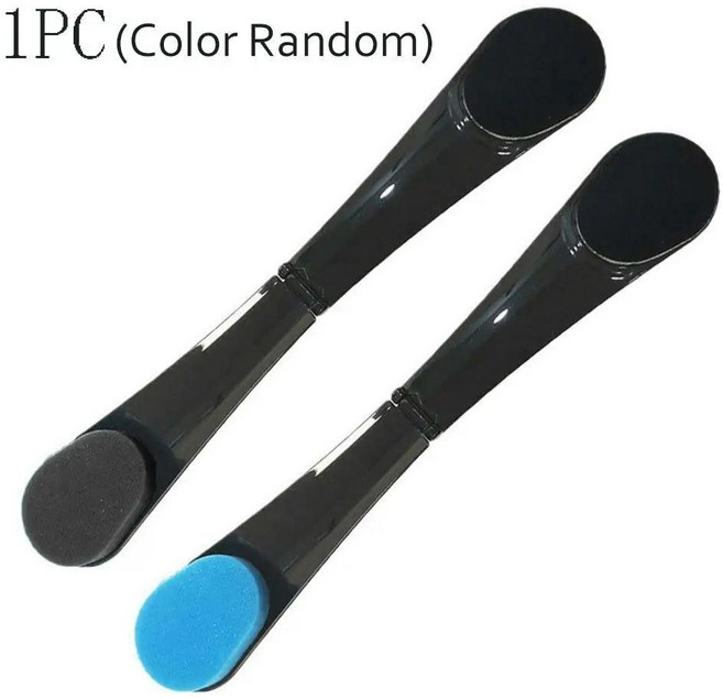 다목적 컬러 랜덤 백 어플리케이터 스폰지 벨벳 천 백 뷰티 브러시 접이식 자체 조정 바디 케어 도구 크림, 01 -, 1개