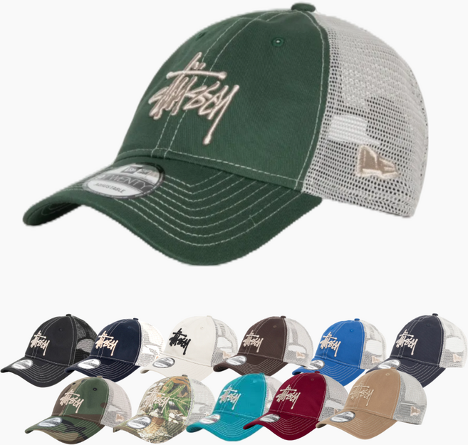 스투시 모자 뉴에라 9twenty 베이직 트러커 STUSSY NEW ERA 볼캡