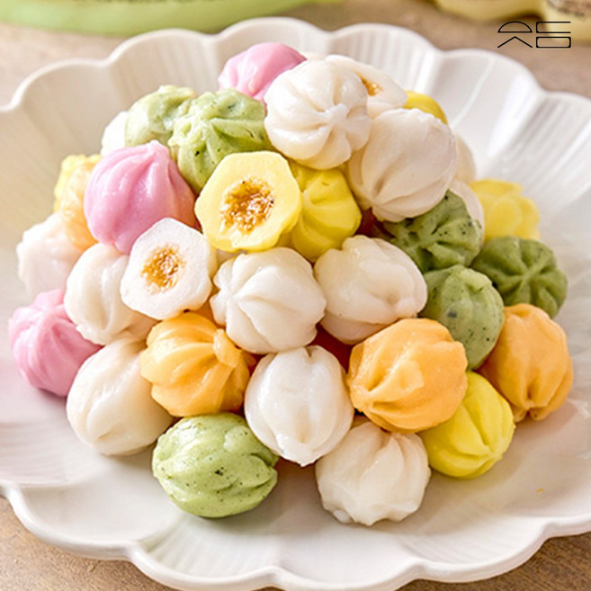 심영순 굳지 않는 오색 꿀떡, 심영순 오색 꿀떡 800g X 2봉, 800g, 2개