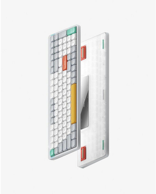 누피 Air96 V2 기계식 블루투스 슬림형 갈축 텐키리스, 2. 차축(짧은축), A. 이온 흰색