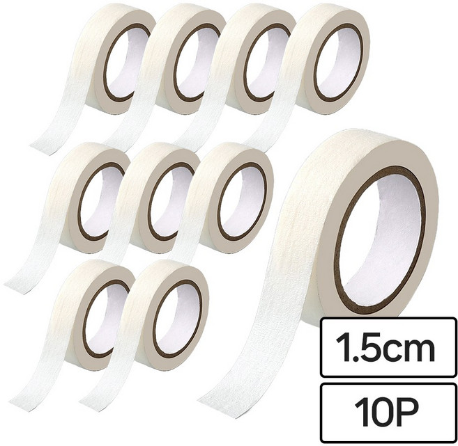라라공방 종이 미술 도구 마스킹테이프 10p, 1.5cm, 1개