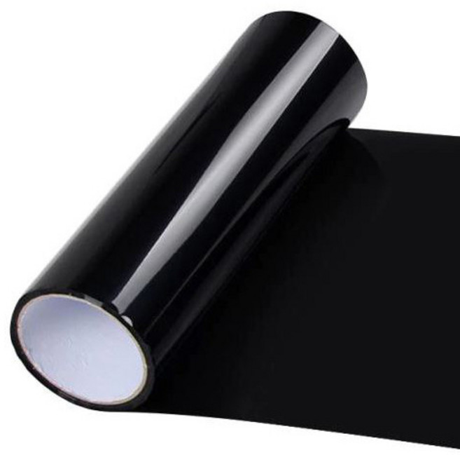 어썸카툰 자동차 PPF 라이트필름 랩핑지 차량 기스방지 1롤, 블랙스모건, 1개