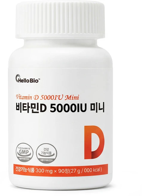 비타민D 5000IU 미니, 1개, 90정 - 쿠팡