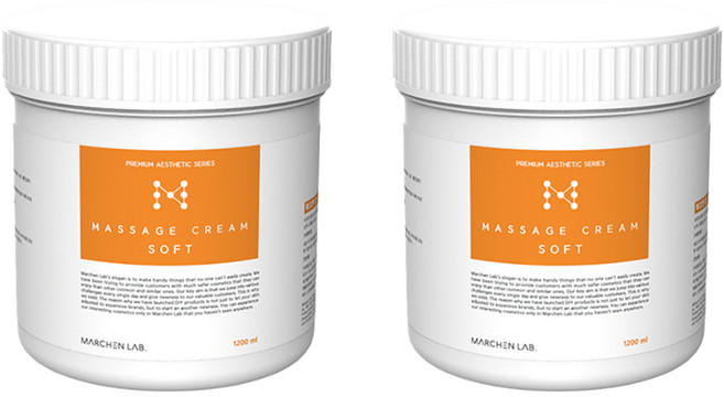 메르헨랩 소프트 마사지크림, 1.2L, 2개
