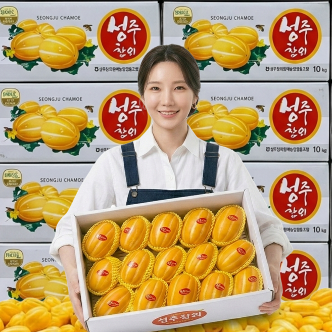 [당일수확직송] 아삭아삭 초고당도 성주참외 15Brix 로얄과 특품, 1세트, 꿀당도 가정용 3kg (10-15과)