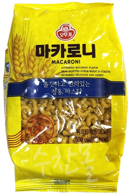 오뚜기 터키 마카로니, 1개, 500g