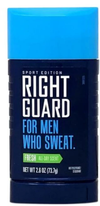 중앙 판매 회사 오른쪽 가드 스포츠 땀 방지 및 탈취제 보이지 않는 고체 신선함 2.6온스(10017000068128), 2.6 Ounce (Pack of 1) - 쿠팡
