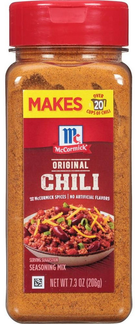 맥코믹 McCormick Chili Seasoning Mix 오리지널 칠리 시즈닝 믹스, 3개, 206g
