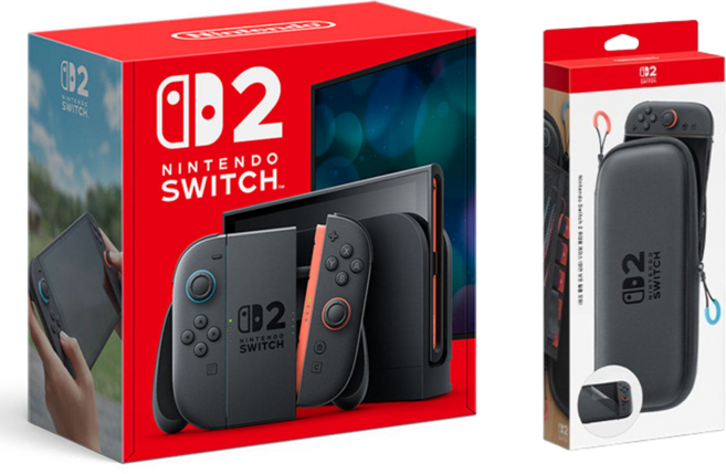 닌텐도 스위치2 Nintendo Switch 2 본체 한글판 정품 새상품_LK 당일발송, 닌텐도 스위치2 + 정품 케이스