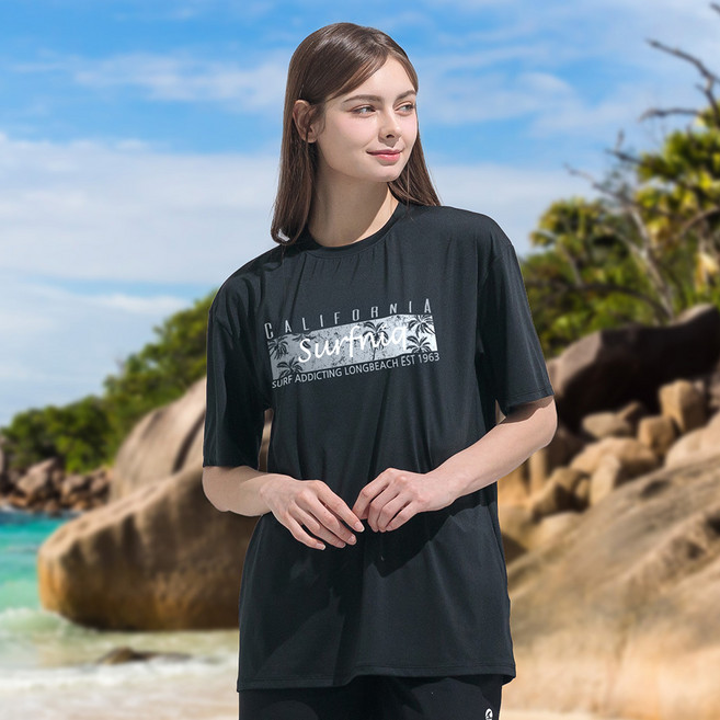 서프닉 남여공용 래쉬가드 반팔티셔츠 YSBe5004