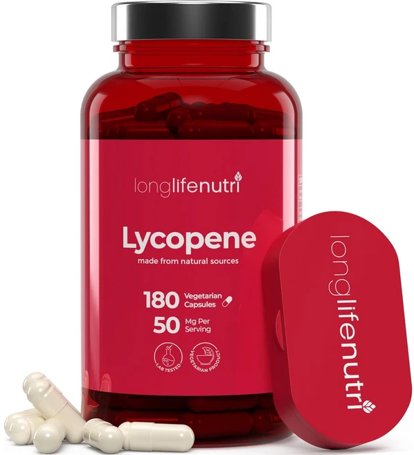 롱라이프뉴트리 라이코펜 카로티노이드 Lycopene 리코펜 50mg 180정, 1개 - 쿠팡