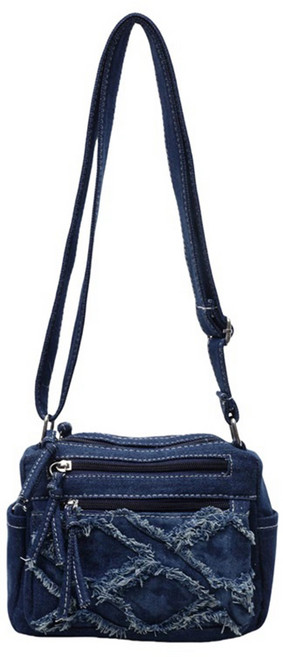 데님 크로스백 여성 캐주얼 데일리 백 숄더백 가방