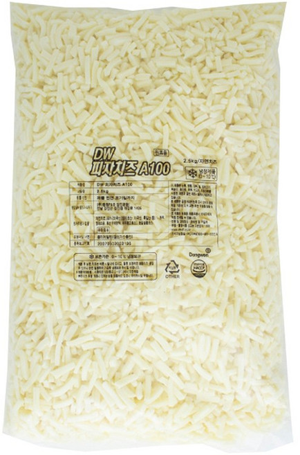 (오늘은식자재) 동원 모짜렐라 피자치즈 99% 2.5kg (단품1개), 1개