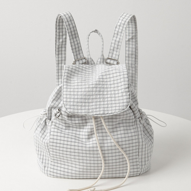 엔도르시 여성용 체크 데일리 복조리 미니 백팩 EBA356