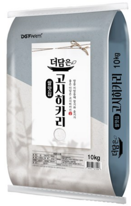 대구농산 2023년산 햅쌀 더담은 고시히카리 백미, 10kg, 5개