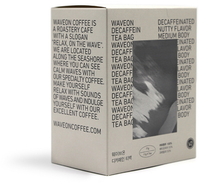 웨이브온 디카페인 커피백 7개입, 77g, 1개