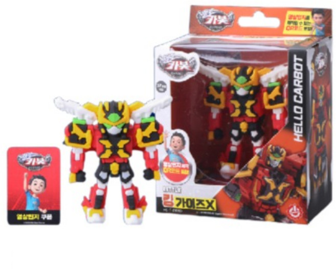 초이락 헬로카봇 리틀 킹가이즈 X 피규어, 혼합색상, 1개