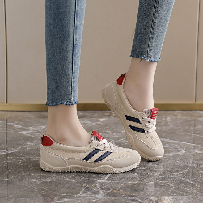 Aesero 여성 독일군 운동화 레트로 감성 캐주얼 스니커즈 3.5cm 소폭 키높이 볼륨감 있는 데일리슈즈 K1521