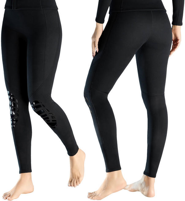 민트스쿨 1.5MM 투피스 다이빙 웻수트, 하의-여성블랙