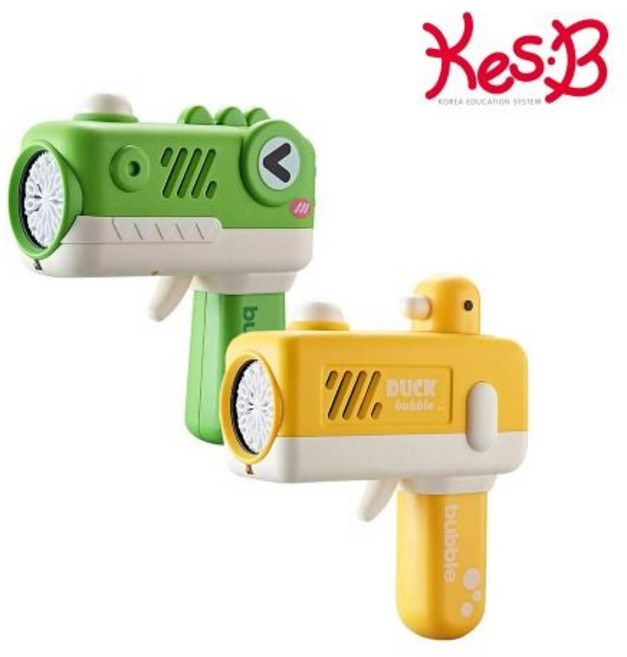 [캐스B]스포츠 자동버블건 오리(색상랜덤발송), 1개