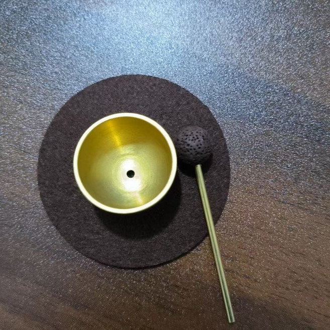 敲擊放鬆神器 緩解壓力 瑜珈禪意音缽 靜心穩定情緒 迷你小頌缽, 1個, 解壓神器小號