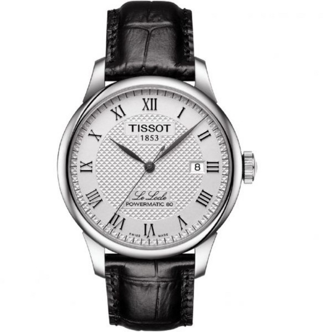 티소 남성 르 로클 스테인리스 스틸 드레스 시계