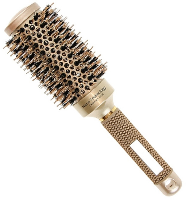 산토초이 롤빗 나노 세라믹 알루미늄 스타일링 볼륨 드라이빗, 1개, 골드_45호