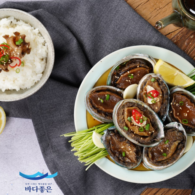 수제간장 완도 활전복장 280gx4 비리지않고 짜지않는 살아있는전복으로 만든 전복장, 4개, 280g